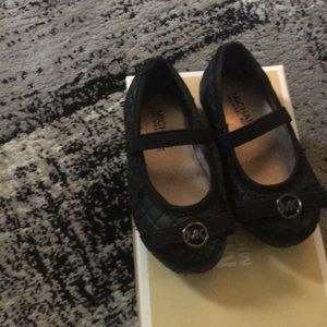 Michael kors flats toddler size 5 color black
